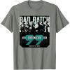 imageStar Wars The Bad Batch Clone Force 99 Wanted by the Empire TShirtOlive Heather