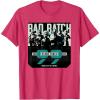 imageStar Wars The Bad Batch Clone Force 99 Wanted by the Empire TShirtRed Heather