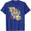 imageStar Wars The Bad Batch Tech Unit 99 Were On Our Way TShirtRoyal Blue