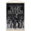 imageTrends International Star Wars The Bad Batch  Clone Force 99 Wall Poster with Magnetic FramePremium Print and Beechwood Hanger Bundle