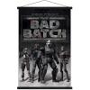 imageTrends International Star Wars The Bad Batch  Clone Force 99 Wall Poster with Magnetic FramePremium Print and Black Hanger Bundle
