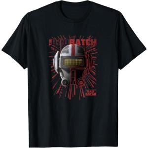 imageStar Wars The Bad Batch Tech Big Face TShirtBlack
