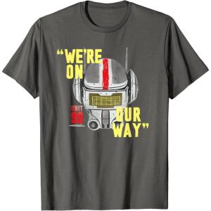 imageStar Wars The Bad Batch Tech Unit 99 Were On Our Way TShirtAsphalt Grey
