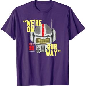 imageStar Wars The Bad Batch Tech Unit 99 Were On Our Way TShirtPurple