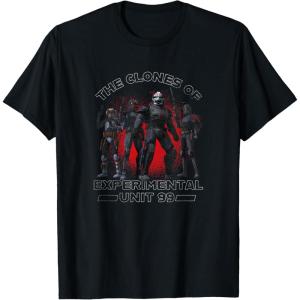 imageStar Wars The Bad Batch The Clones Of Experimental Unit 99 TShirtBlack