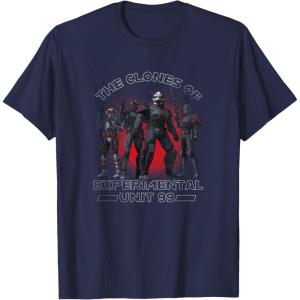 imageStar Wars The Bad Batch The Clones Of Experimental Unit 99 TShirtNavy Blue