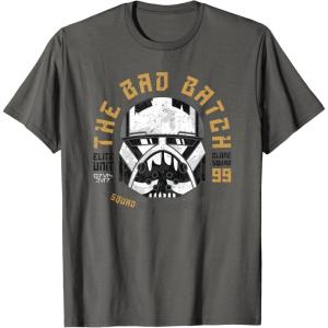 imageStar Wars The Bad Batch Wrecker A Squad Different by Design TShirtAsphalt Grey