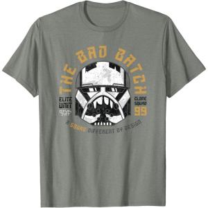 imageStar Wars The Bad Batch Wrecker A Squad Different by Design TShirtOlive Heather