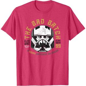imageStar Wars The Bad Batch Wrecker A Squad Different by Design TShirtRed Heather
