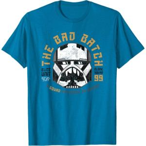 imageStar Wars The Bad Batch Wrecker A Squad Different by Design TShirtSapphire Blue