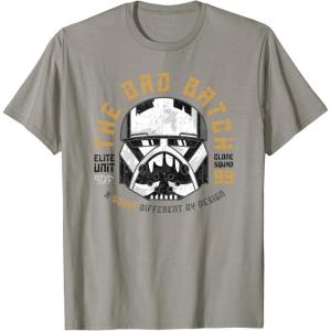 imageStar Wars The Bad Batch Wrecker A Squad Different by Design TShirtSlate Grey
