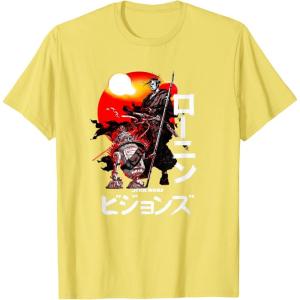 imageStar Wars Visions Samurai Poster TShirtLemon Yellow