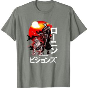 imageStar Wars Visions Samurai Poster TShirtOlive Heather
