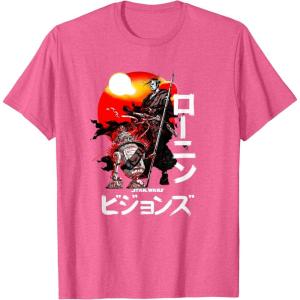 imageStar Wars Visions Samurai Poster TShirtPink Heather