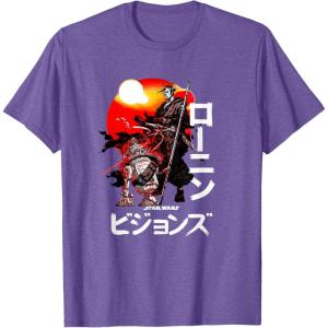 imageStar Wars Visions Samurai Poster TShirtPurple Heather