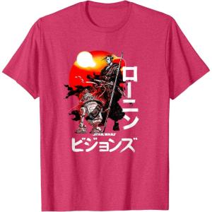 imageStar Wars Visions Samurai Poster TShirtRed Heather