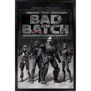 imageTrends International Star Wars The Bad Batch  Clone Force 99 Wall Poster 34L x 224W Premium Unframed VersionBlack Framed Version