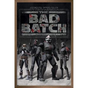 imageTrends International Star Wars The Bad Batch  Clone Force 99 Wall Poster 34L x 224W Premium Unframed VersionBronze Framed Version
