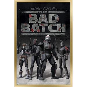 imageTrends International Star Wars The Bad Batch  Clone Force 99 Wall Poster 34L x 224W Premium Unframed VersionGold Framed Version
