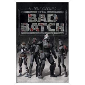 imageTrends International Star Wars The Bad Batch  Clone Force 99 Wall Poster 34L x 224W Premium Unframed VersionWhite Framed Version