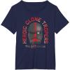imageStar Wars The Bad Batch Hunter Heroic Clone Trooper TShirtNavy Blue