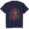 imageStar Wars The Bad Batch Hunter Heroic Clone Trooper TShirtNavy Blue
