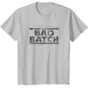 imageStar Wars The Bad Batch Logo TShirtSilver Grey