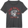 imageStar Wars The Bad Batch ampamp Co Clone Force Tech Helmet TShirtDark Heather Grey