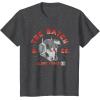 imageStar Wars The Bad Batch ampamp Co Clone Force Tech Helmet TShirtDark Heather Grey