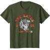 imageStar Wars The Bad Batch ampamp Co Clone Force Tech Helmet TShirtOlive Green