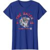 imageStar Wars The Bad Batch ampamp Co Clone Force Tech Helmet TShirtRoyal Blue