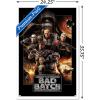 imageTrends International Star Wars The Bad Batch  One Sheet Wall Poster 34L x 224W Premium Unframed VersionWhite Framed Version