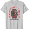 imageStar Wars The Bad Batch Hunter Heroic Clone Trooper TShirtSilver Grey