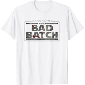 imageStar Wars The Bad Batch Logo TShirtWhite