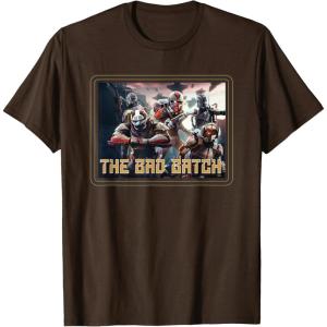 imageStar Wars The Bad Batch Ready for Battle TShirtBrown