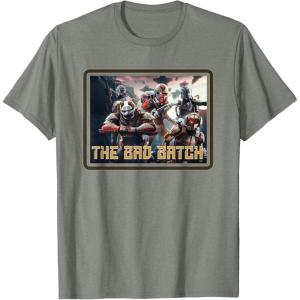 imageStar Wars The Bad Batch Ready for Battle TShirtOlive Heather