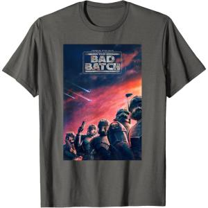 imageStar Wars The Bad Batch Series Elite Clones Poster TShirtAsphalt Grey