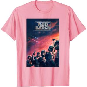 imageStar Wars The Bad Batch Series Elite Clones Poster TShirtPink