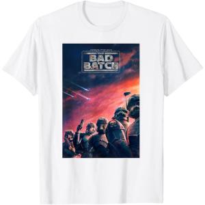 imageStar Wars The Bad Batch Series Elite Clones Poster TShirtWhite