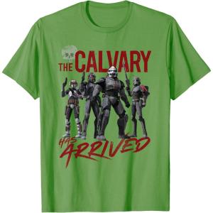 imageStar Wars The Bad Batch The Calvary Has Arrived TShirtGrass Green