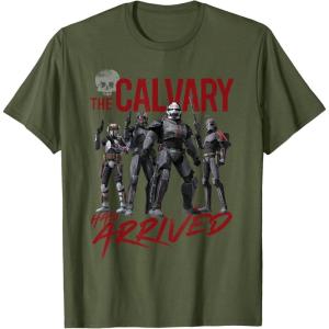 imageStar Wars The Bad Batch The Calvary Has Arrived TShirtOlive Green