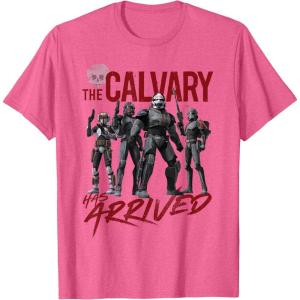 imageStar Wars The Bad Batch The Calvary Has Arrived TShirtPink Heather