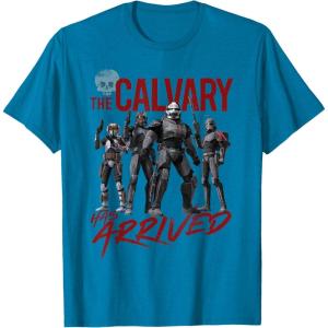 imageStar Wars The Bad Batch The Calvary Has Arrived TShirtSapphire Blue