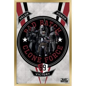 imageTrends International Star Wars The Bad Batch  Badge Wall Poster 34L x 224W Premium Unframed VersionGold Framed Version