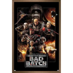 imageTrends International Star Wars The Bad Batch  One Sheet Wall Poster 34L x 224W Premium Unframed VersionBronze Framed Version