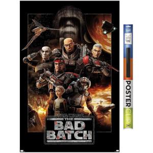 imageTrends International Star Wars The Bad Batch  One Sheet Wall Poster 34L x 224W Premium Unframed VersionPremium Poster  Clip Bundle