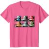 imageStar Wars The Bad Batch Faces Names and Quotes TShirtPink Heather