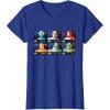 imageStar Wars The Bad Batch Faces Names and Quotes TShirtRoyal Blue