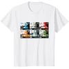 imageStar Wars The Bad Batch Faces Names and Quotes TShirtWhite