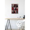 imageTrends International Star Wars The Bad BatchHelmets Wall Poster with Magnetic Frame 22375quot x 34quot Premium Print and Beechwood Hanger BundleBarnwood Framed Version